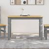 vidaXL Tavolo da Pranzo Corona 112x60x75 cm in Legno Massello di Pino