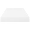 vidaXL Scaffali a Parete 4 pz Bianco Lucido 50x23x3,8 cm in MDF