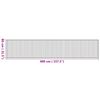 vidaXL Tappeto Rettangolare Natura 80x400 cm in Bamb&ugrave;