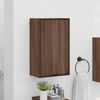 vidaXL Mobile da Bagno con porta Rovere Marrone 39 x 23,5 x 65 cm