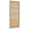 vidaXL Porta Interna 86 x 198,5 cm Legno compensato Naturale