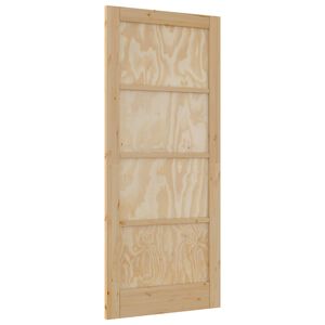 vidaXL Porta Interna 86 x 198,5 cm Legno compensato Naturale