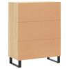 vidaXL Credenza Rovere Sonoma 69,5x34x90 cm in Legno Multistrato