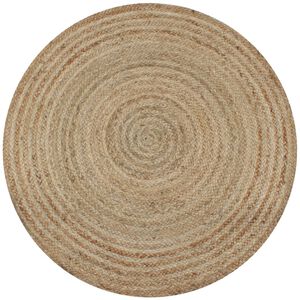 vidaXL Tappeto in Juta Intrecciata 150 cm Rotondo