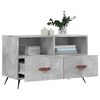 vidaXL Mobile per TV Grigio Cemento 80x36x50 cm Legno Multistrato