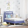 vidaXL Struttura letto per bambini con testata Blu jeans 70 x 140 cm