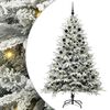 vidaXL Albero di Natale Artificiale Pre-illuminato con Set di Palline