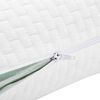 vidaXL Cuscino da Letto Bianco 60 x 40 x 10 cm Schiuma Memory