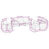 vidaXL Set di Divani 4 pz con Cuscini Decorativi tortora in Tessuto