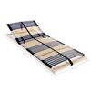 vidaXL Reti a Doghe 2 pz 7 Zone con 42 Doghe in Legno 70x200 cm