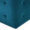 vidaXL Comodini 2 pz Blu 30x30x30 cm in Tessuto Vellutato