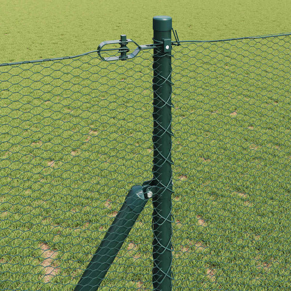 vidaXL Palo della recinzione Verde 10 x 1,4 m (rete 13 mm)