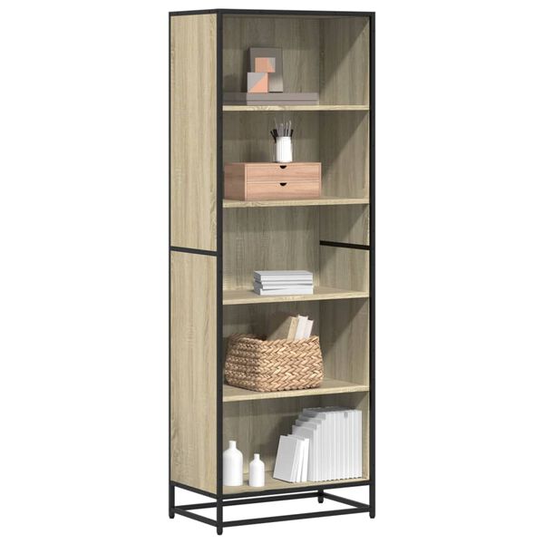 vidaXL Libreria Rovere Sonoma 60x35x170,5 cm in Truciolato