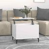 vidaXL Tavolino da Salotto Bianco 60x44,5x45 cm in Legno Multistrato