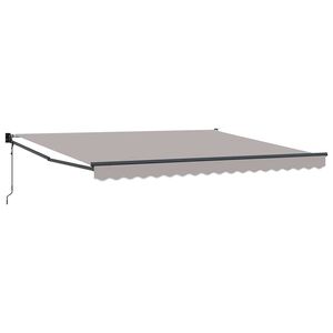 vidaXL Tettuccio Elettrico Retrattile Grigio chiaro 400 &times; 300 cm