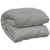 vidaXL Coperta Ponderata Grigia 152x203 cm 11 kg Tessuto