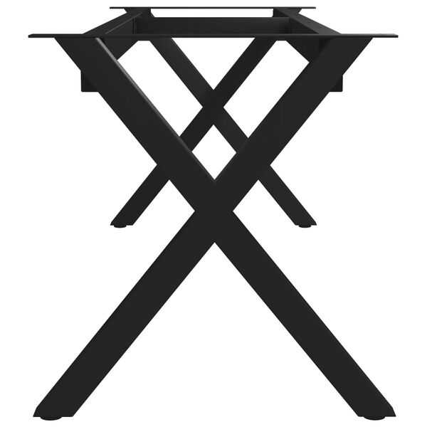 vidaXL Gambe per Panchina con Struttura a X 145x36x42 cm