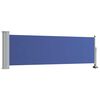 vidaXL Tenda Laterale Retrattile per Patio 80x300 cm Blu