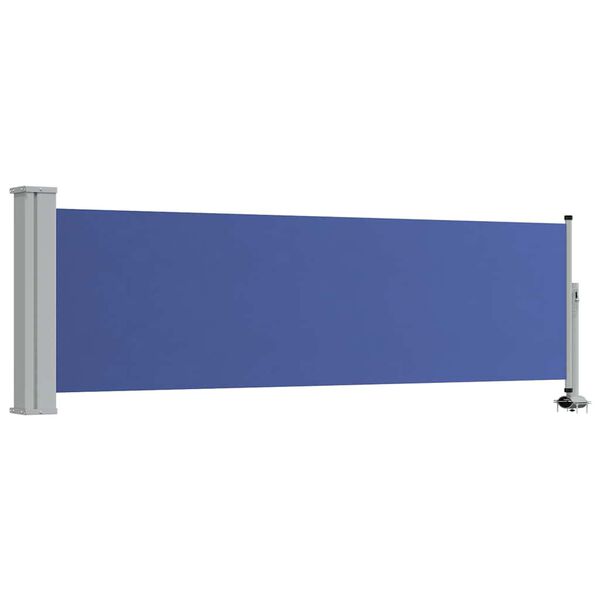 vidaXL Tenda Laterale Retrattile per Patio 80x300 cm Blu