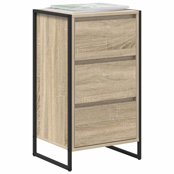 vidaXL Credenza Sonoma 42 x 36 x 75.5 cm Legno multistrato