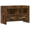 vidaXL Mobile TV 71,5 x 33 x 47 cm Rovere Fumo Legno ingegnerizzato