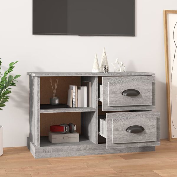 vidaXL Mobile TV Grigio Sonoma 73x35,5x47,5 cm in Legno Multistrato