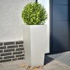 vidaXL Fioriere da Giardino 2 pz 35x35x75 cm in Acciaio Inox