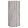 vidaXL Mobili TV a Muro 5pz Grigio Sonoma in Legno Multistrato