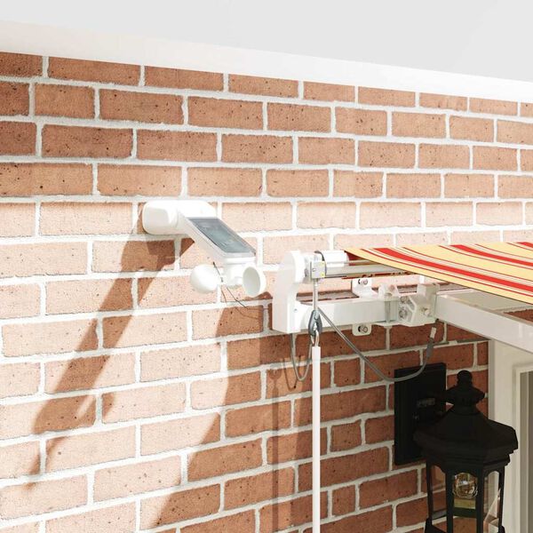 vidaXL Tenda Retrattile Giallo e Arancione 400 &times; 300 cm