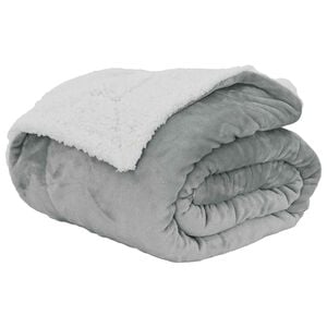 vidaXL Coperta Grigio 130 x 150 cm 1 Panno