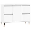 vidaXL Mobile da Bagno Bianco 80x33x60 cm in Legno Multistrato