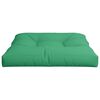 vidaXL Cuscino per Pallet Verde 70x70x12 cm in Tessuto