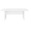vidaXL Tavolino da salotto Bianco Lucido 93 x 53 x 33 cm