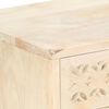 vidaXL Comodino 40x30x50 cm in Legno Massello di Mango