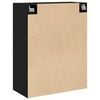vidaXL Mobile a muro Rovere Nero 69,5 x 34 x 90 cm Legno multistrato