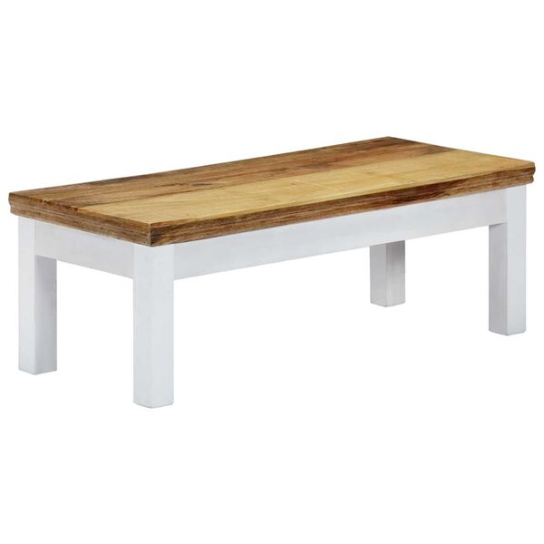 vidaXL Tavolino da Salotto 110x50x40 cm in Legno Massello di Mango