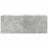 vidaXL Armadietto da Bagno Grigio Cemento 80x25x30 cm in Truciolato