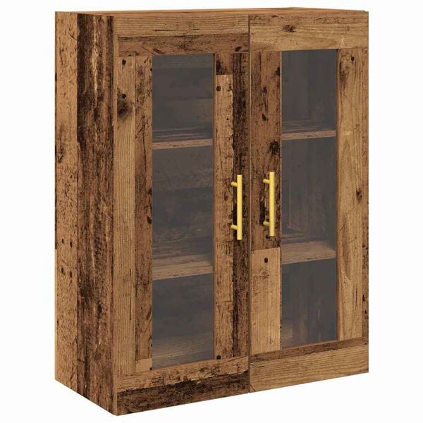 vidaXL Armadietto a muro Legno vecchio 69,5 x 34 x 90 cm