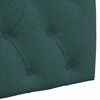vidaXL Testata appesa Verde Scuro 170 x 55 x 7 cm Tessuto