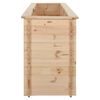 vidaXL Letto Rialzato da Giardino 200x50x80 cm in Legno di Pino 19 mm