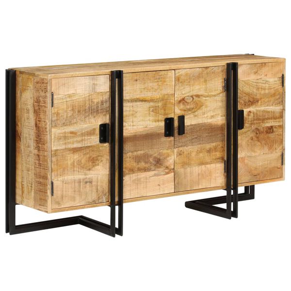 vidaXL Credenza in Legno Massello di Mango 150x40x80 cm