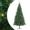 vidaXL Albero di Natale artificiale con 300 LED Verde 300 cm