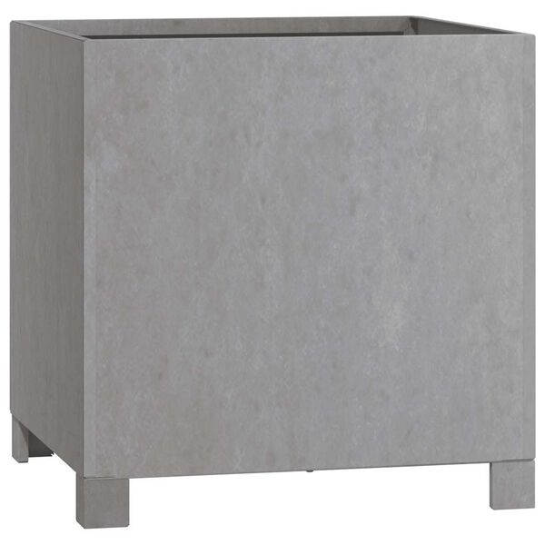 vidaXL Fioriere con Gambe 2pz Ruggine 40x40x40 cm Acciaio Corten