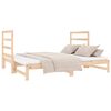 vidaXL Dormeuse Estraibile 2x(90x190) cm Legno Massello di Pino