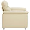 vidaXL Poltrona Crema 100x81x84 cm in Similpelle