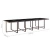 vidaXL Set da Pranzo da Giardino 17 pz con Cuscini Polyrattan Marrone