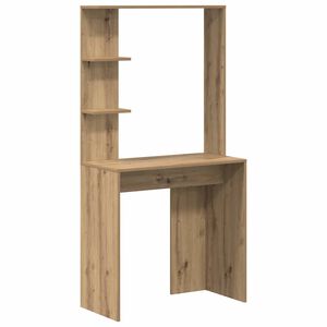 vidaXL Scrivania Rovere artigianale Legno ingegnerizzato