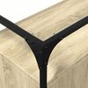 vidaXL Credenza Piano Vetro Rovere Sonoma 98x35x81cm Legno Multistrato