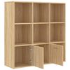 vidaXL Libreria Rovere Sonoma 98x30x98 cm in Legno Multistrato