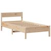 vidaXL Letto Libreria senza Materasso 90x190 cm Legno Massello Pino